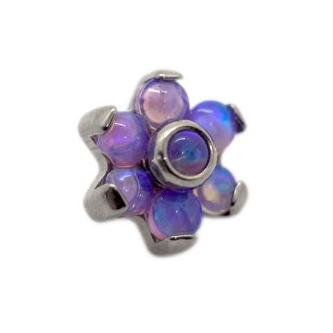 Titanium 'Persian' Opal Flower Attachment
